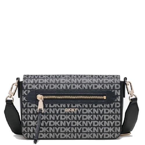 DKNY BRYANT AVE MD R42EYE21-XLB Γυναικεία Τσάντα Flap Crossbody Μαύρο