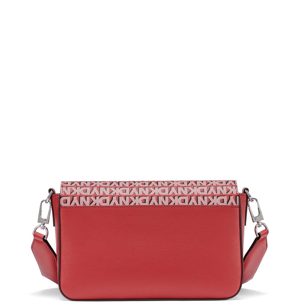 DKNY</br>DKNY BRYANT AVE MD R42EYE21-8RD Γυναικεία Τσάντα Flap Crossbody Κόκκινο