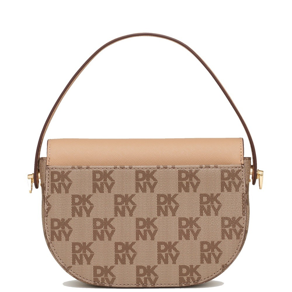 DKNY</br>Γυναικεία Τσάντα Χιαστή Μπεζ Logo ECHO R42EYE28-HR9 DKNY