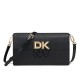 DKNY</br>DKNY ECHO R42FKE32-BGD Γυναικεία Τσάντα Ώμου Μαύρο Δέρμα