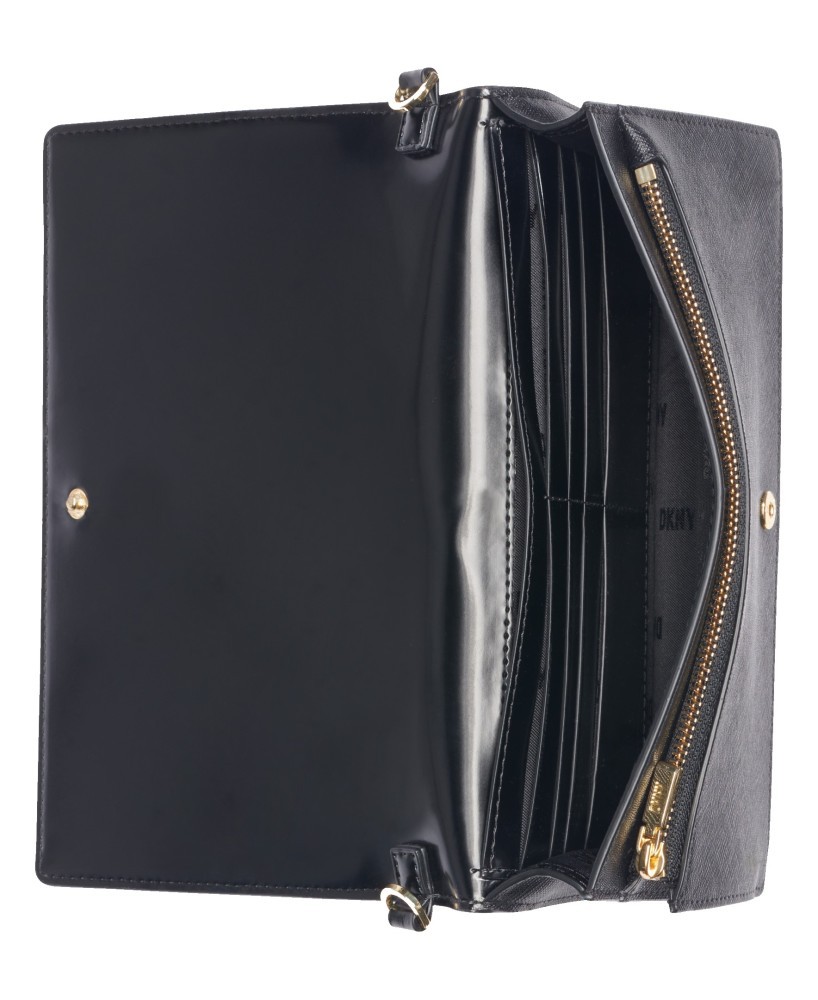 DKNY</br>DKNY ECHO R42FKE32-BGD Γυναικεία Τσάντα Ώμου Μαύρο Δέρμα