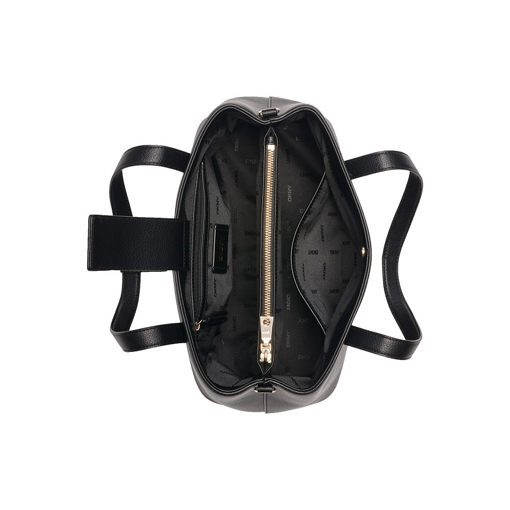 DKNY</br>Γυναικεία Τσάντα Χειρός Μαύρο Δέρμα YORKVILLE R430KF70-BGD DKNY