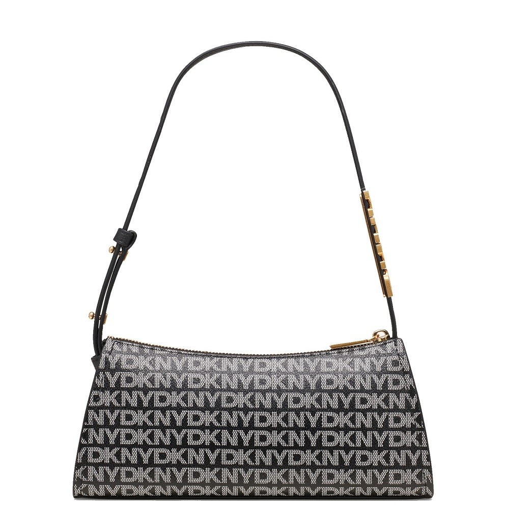 DKNY</br>Γυναικεία Τσάντα Ώμου Μαύρο Logo AVRIL R4335G57-XLB DKNY