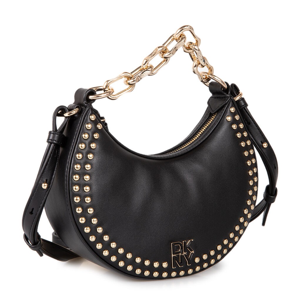DKNY</br>Γυναικεία Τσάντα Χειρός Μαύρο Δέρμα LES MINI R433YF74-BGD DKNY