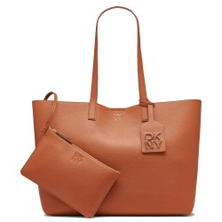 Γυναικεία Τσάντα Ώμου Ταμπά Δέρμα PARK SLOPE R43AKF78-COG DKNY