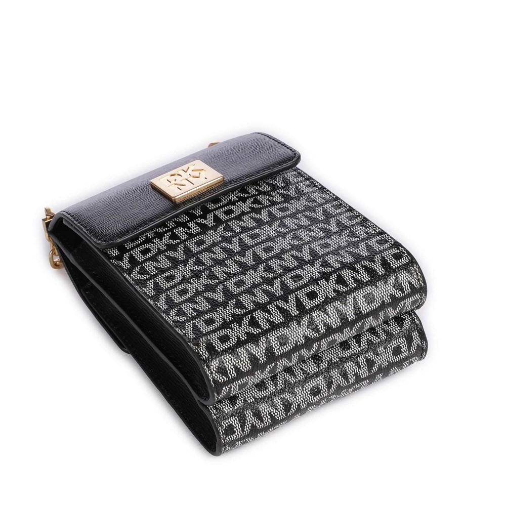 DKNY</br>Γυναικεία Τσάντα Χιαστή Μαύρο Logo MONA R43E5G80-XLB DKNY