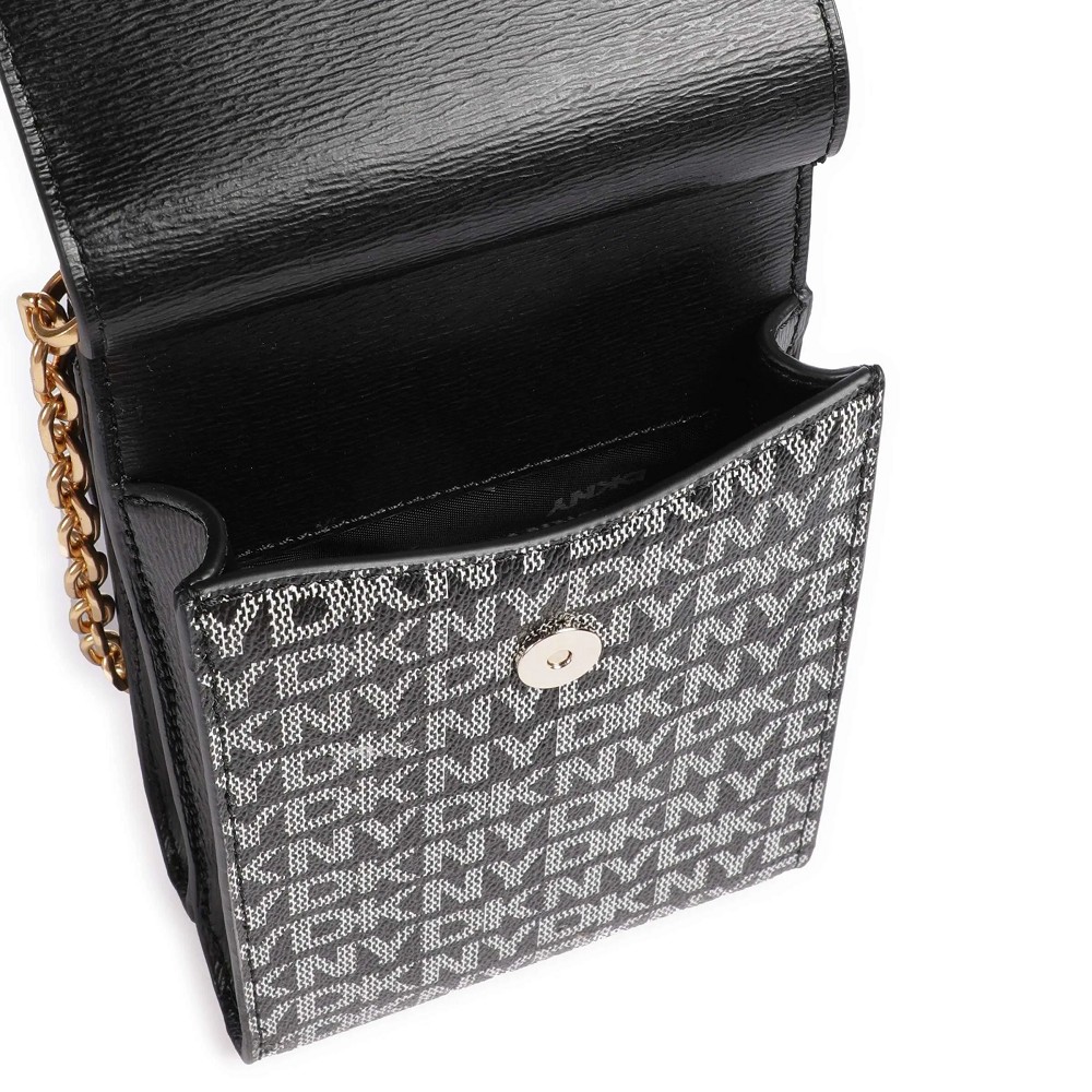 DKNY</br>Γυναικεία Τσάντα Χιαστή Μαύρο Logo MONA R43E5G80-XLB DKNY
