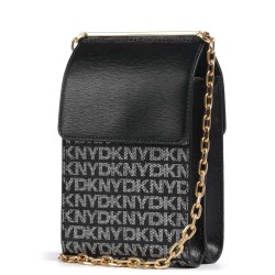 Γυναικεία Τσάντα Χιαστή Μαύρο Logo MONA R43E5G80-XLB DKNY
