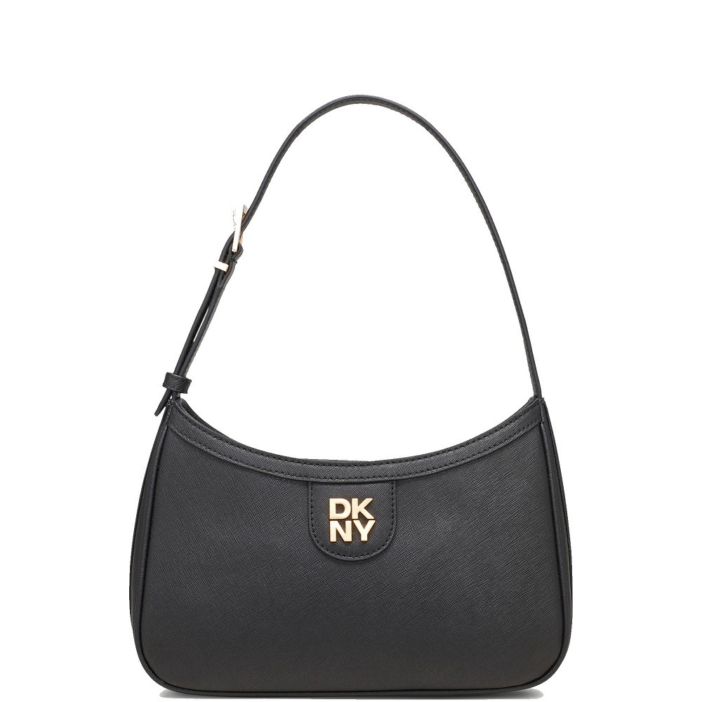 DKNY</br>Γυναικεία Τσάντα Ώμου Μαύρο Δέρμα CAROL R43HKV84-BGD DKNY