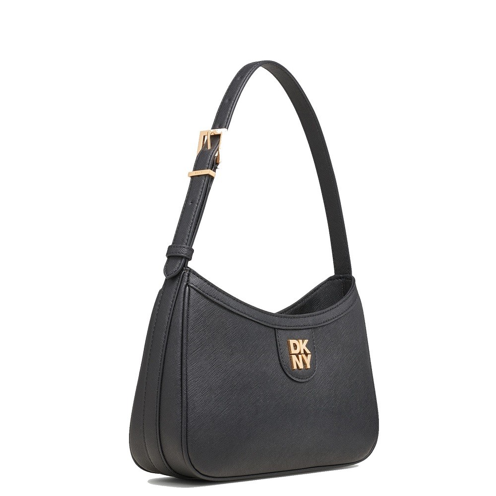 DKNY</br>Γυναικεία Τσάντα Ώμου Μαύρο Δέρμα CAROL R43HKV84-BGD DKNY