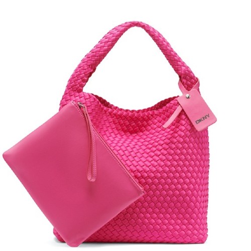 DKNY GISELLE R51AOJ46-HPK Γυναικεία Τσάντα Hobo Φούξια
