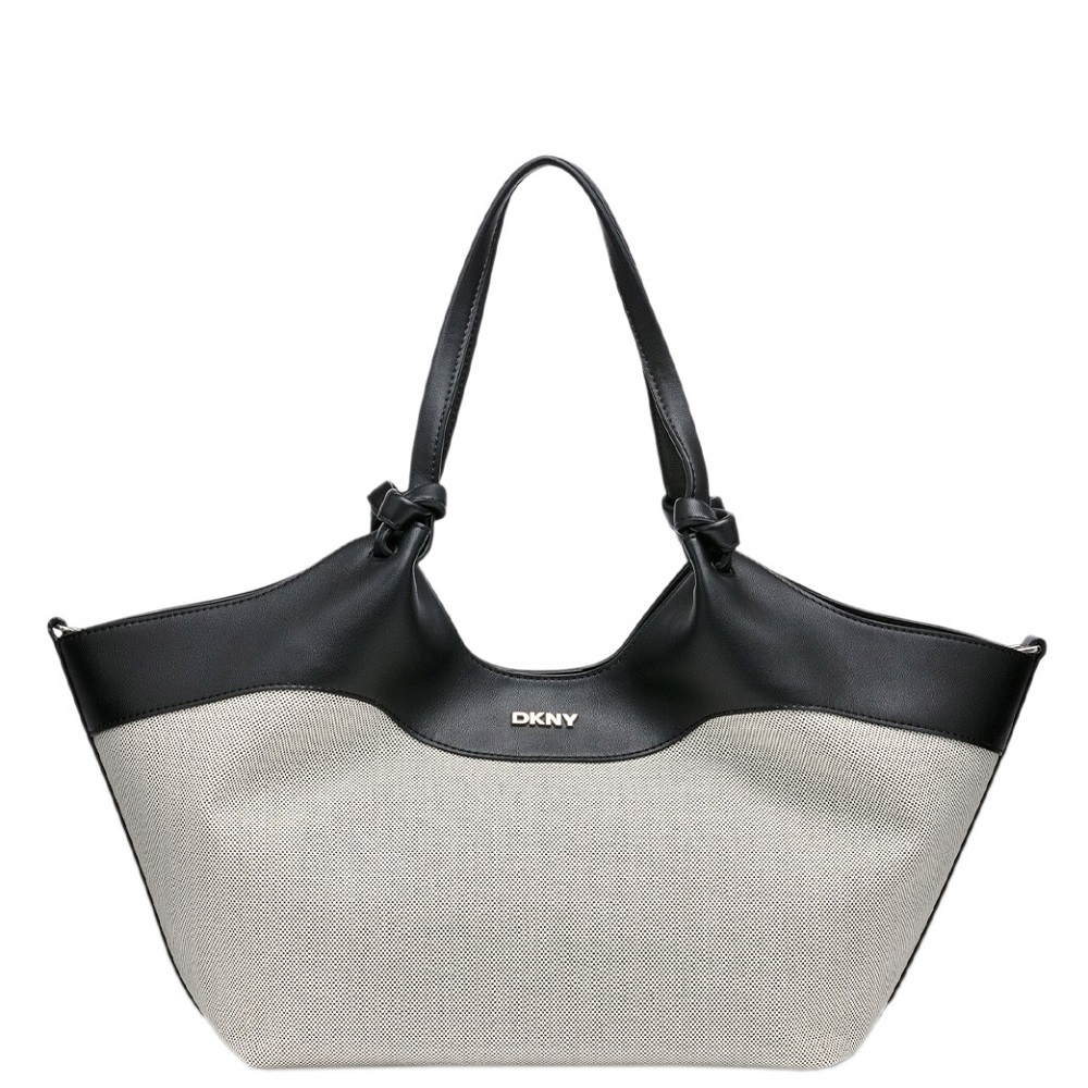 DKNY</br>Γυναικεία Τσάντα Ώμου Μπεζ/Μαύρο PAULA R51BGE48-NAX DKNY