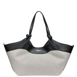 Γυναικεία Τσάντα Ώμου Μπεζ/Μαύρο PAULA R51BGE48-NAX DKNY