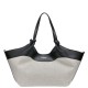 DKNY</br>Γυναικεία Τσάντα Ώμου Μπεζ/Μαύρο PAULA R51BGE48-NAX DKNY