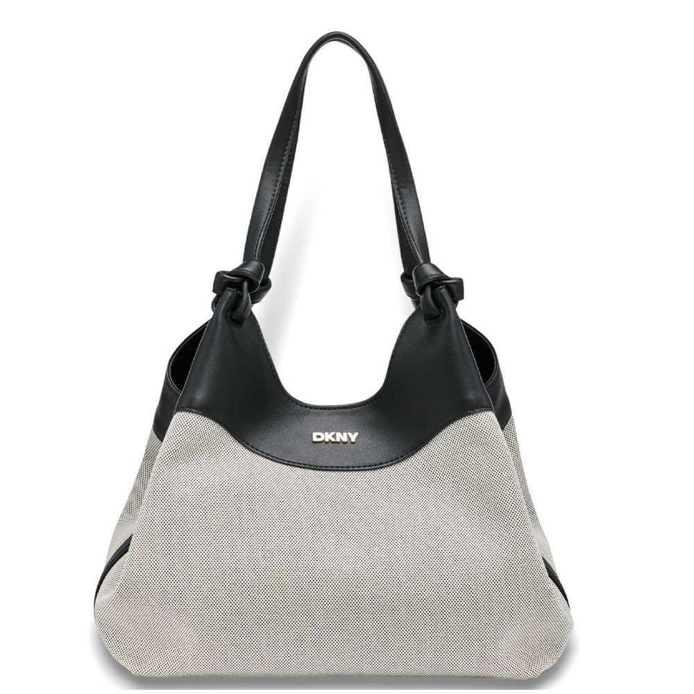 DKNY</br>Γυναικεία Τσάντα Ώμου Μπεζ/Μαύρο PAULA R51BGE48-NAX DKNY