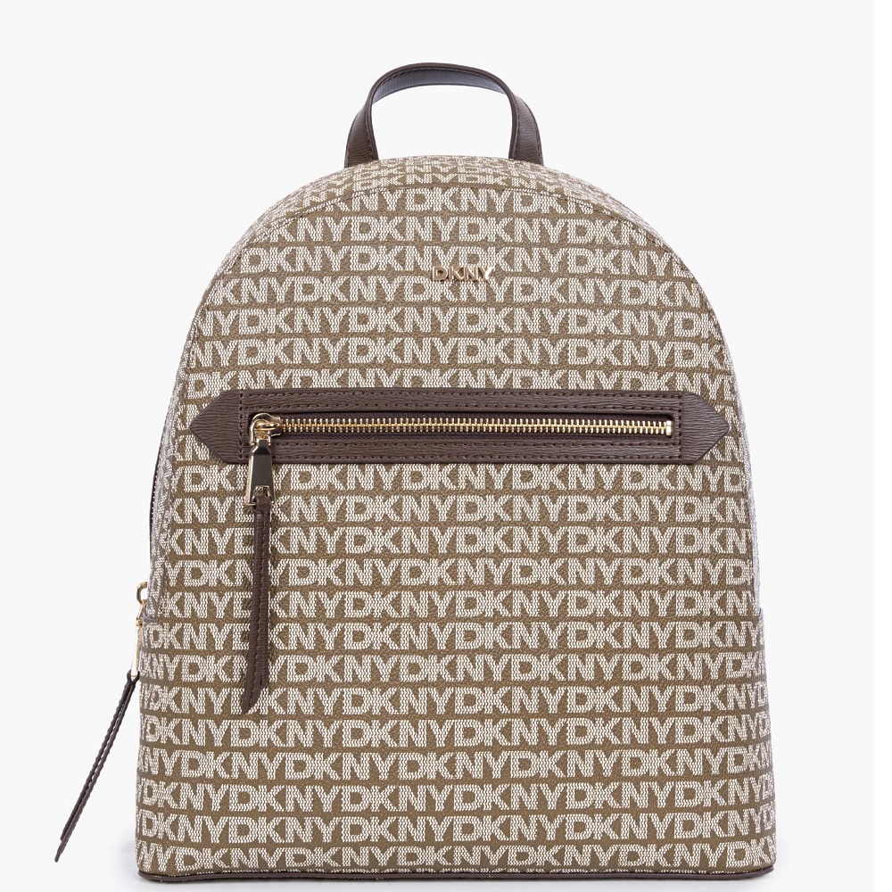 DKNY</br>DKNY BRYANT R51KYJ33-Ε3Κ Γυναικεία Τσάντα Backpack Μπεζ Logo DKNY</br>DKNY BRYANT R51KYJ33-Ε3Κ Γυναικεία Τσάντα Backpack Μπεζ Logo
