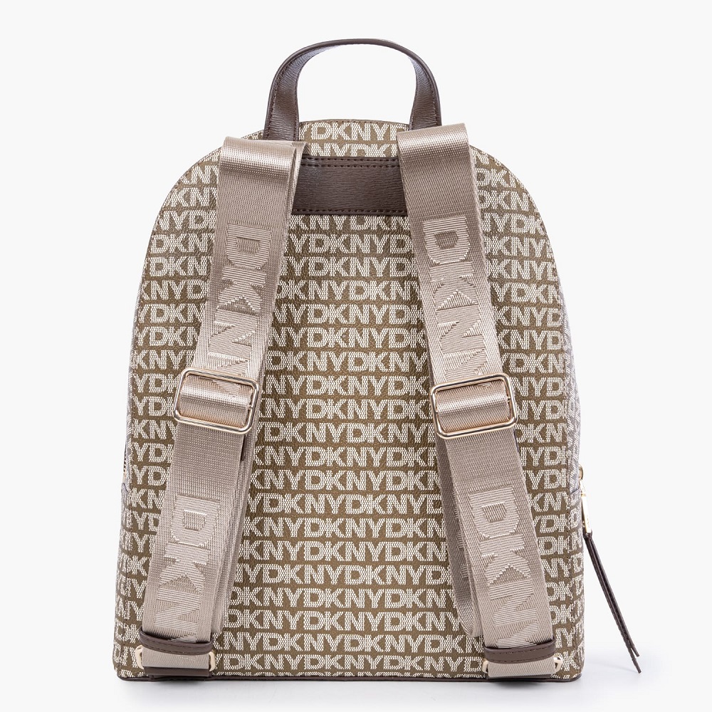 DKNY</br>DKNY BRYANT R51KYJ33-Ε3Κ Γυναικεία Τσάντα Backpack Μπεζ Logo DKNY</br>DKNY BRYANT R51KYJ33-Ε3Κ Γυναικεία Τσάντα Backpack Μπεζ Logo