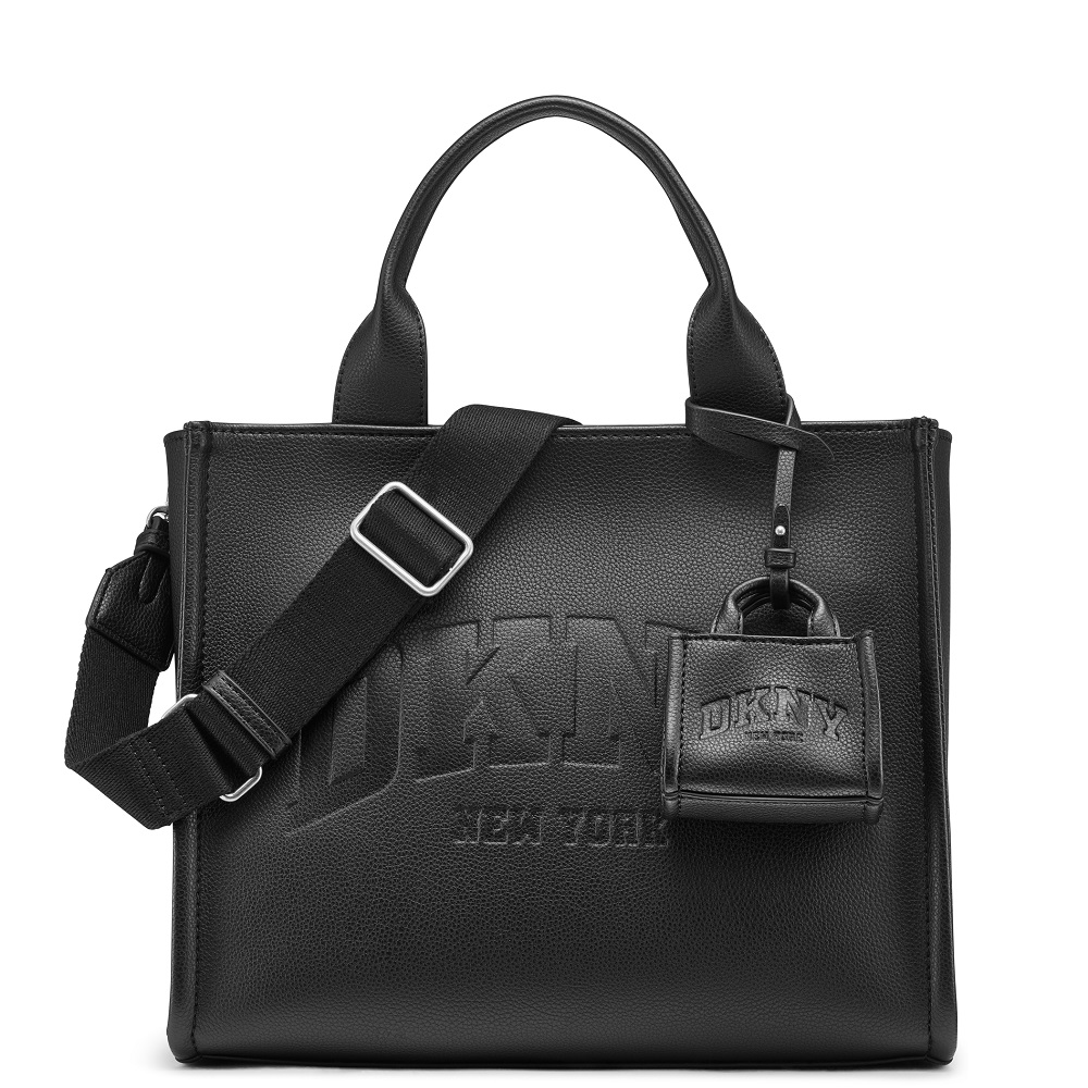 DKNY</br>DKNY HADLEE MD R53AAR57-BGD Γυναικεία Τσάντα Tote Μαύρο/Χρυσό DKNY</br>DKNY HADLEE MD R53AAR57-BGD Γυναικεία Τσάντα Tote Μαύρο/Χρυσό
