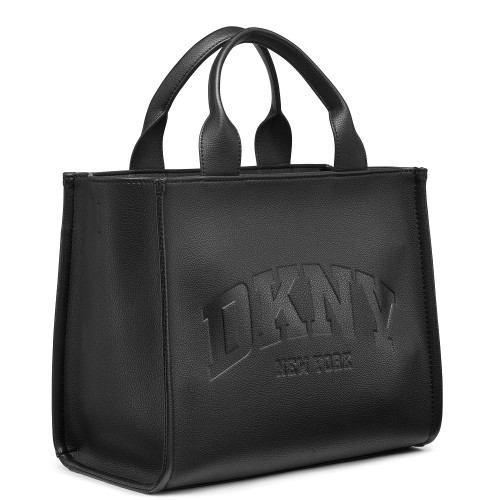DKNY HADLEE MD R53AAR57-BGD Γυναικεία Τσάντα Tote Μαύρο/Χρυσό