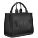DKNY</br>DKNY HADLEE MD R53AAR57-BGD Γυναικεία Τσάντα Tote Μαύρο/Χρυσό DKNY</br>DKNY HADLEE MD R53AAR57-BGD Γυναικεία Τσάντα Tote Μαύρο/Χρυσό