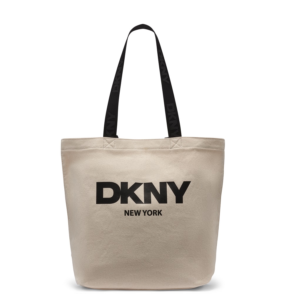 DKNY</br>DKNY IZZY R53AGN374-NAT Γυναικεία Τσάντα Tote Ώμου Μπεζ