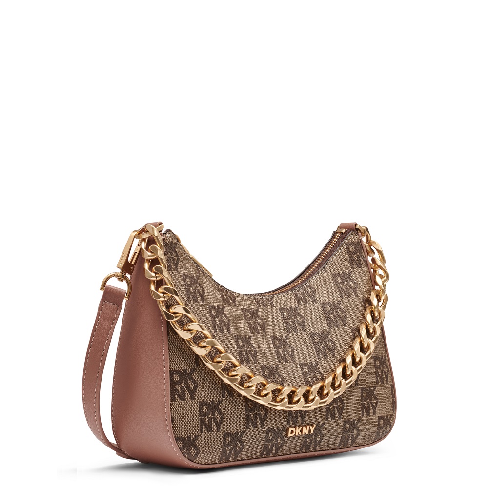 DKNY</br>DKNY JENNA DEMI R53E6I10-P2Z Γυναικεία Τσάντα Crossbody Ταμπά DKNY</br>DKNY JENNA DEMI R53E6I10-P2Z Γυναικεία Τσάντα Crossbody Ταμπά