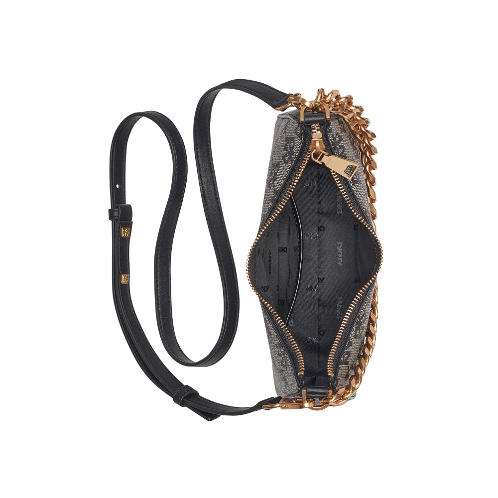 DKNY</br>DKNY JENNA DEMI R53E6I10-XLB Γυναικεία Τσάντα Crossbody Μαύρο