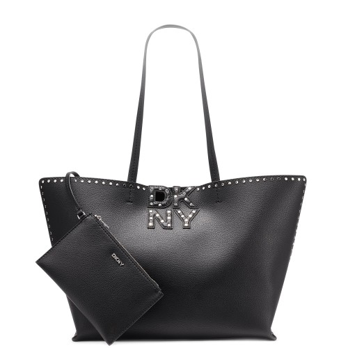 DKNY NICOLE R54AAJ38-BSV Γυναικεία Τσάντα Tote Ώμου Μαύρη