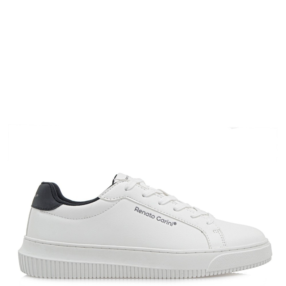 RENATO GARINI</br>Ανδρικά Sneakers Λευκό/Μαύρο CLOE-002M Renato Garini RENATO GARINI</br>Ανδρικά Sneakers Λευκό/Μαύρο CLOE-002M Renato Garini