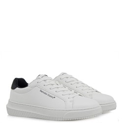 Ανδρικά Sneakers Λευκό/Μαύρο CLOE-002M