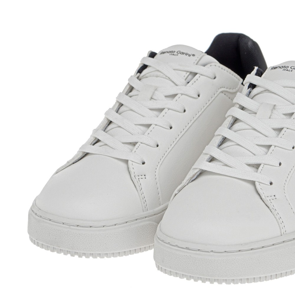 RENATO GARINI</br>Ανδρικά Sneakers Λευκό/Μαύρο CLOE-002M Renato Garini RENATO GARINI</br>Ανδρικά Sneakers Λευκό/Μαύρο CLOE-002M Renato Garini