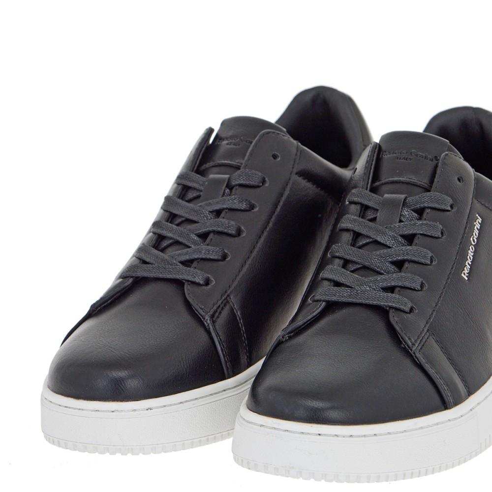 RENATO GARINI</br>Ανδρικά Sneakers Μαύρο/Μαύρο Βερνί Ατσάλι FABIO-2215 Renato Garini RENATO GARINI</br>Ανδρικά Sneakers Μαύρο/Μαύρο Βερνί Ατσάλι FABIO-2215 Renato Garini