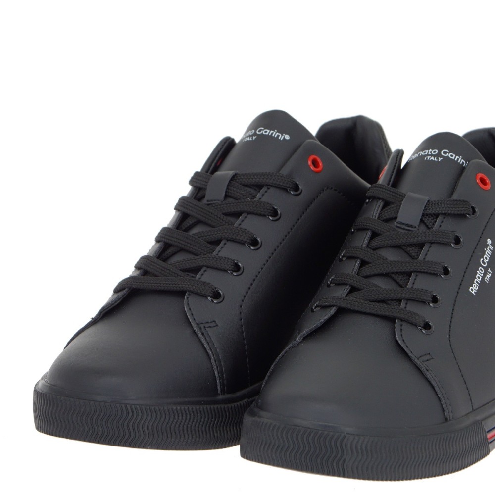 RENATO GARINI</br>Ανδρικά Sneakers Μαύρο/Μαύρο Στάμπα AB-239 (ZS) Renato Garini RENATO GARINI</br>Ανδρικά Sneakers Μαύρο/Μαύρο Στάμπα AB-239 (ZS) Renato Garini
