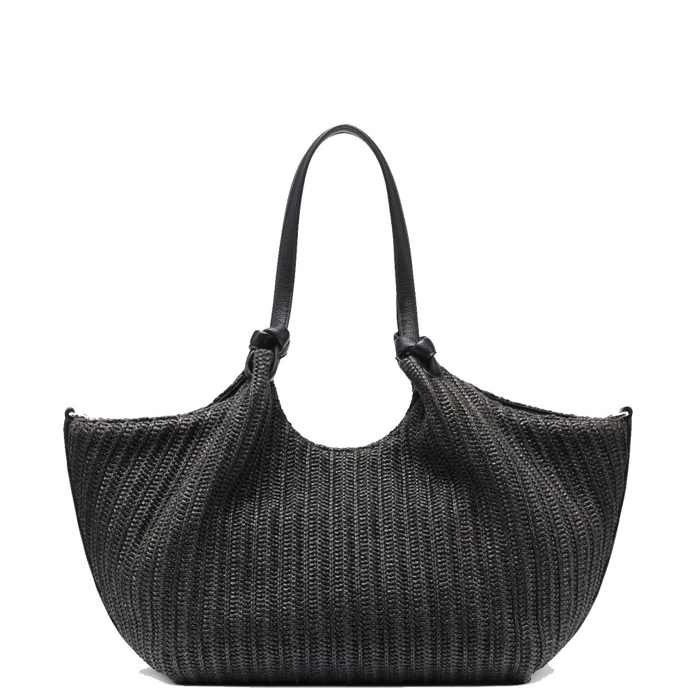 DKNY</br>DKNY PAULA MD R61AOE49-BDS Γυναικεία Τσάντα Tote Μαύρο/Ασημί  