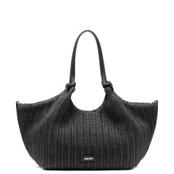 DKNY</br>DKNY PAULA MD R61AOE49-BDS Γυναικεία Τσάντα Tote Μαύρο/Ασημί  