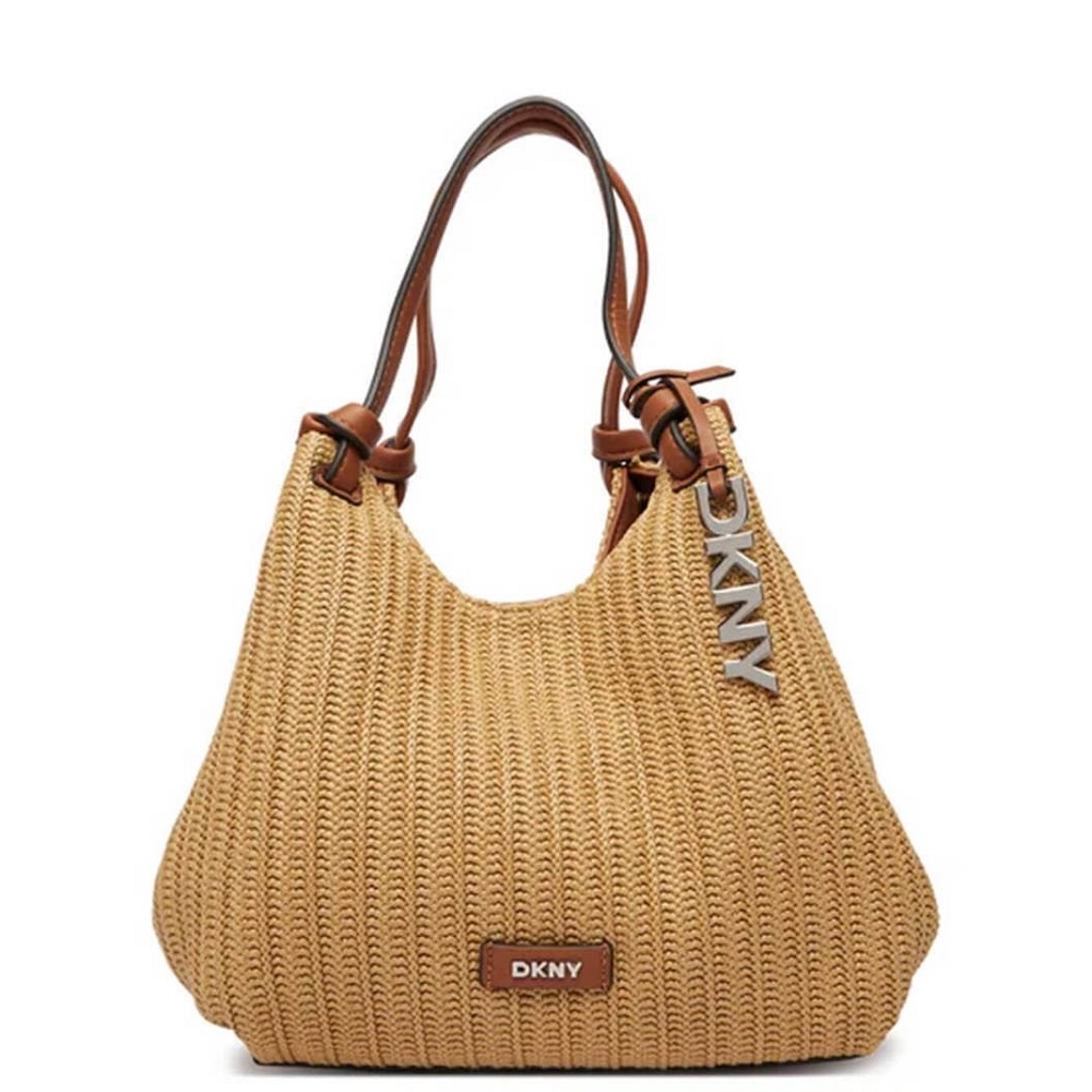 DKNY</br>DKNY PAULA MD R61AOE49-AR9 Γυναικεία Τσάντα Tote Μπεζ/Ταμπά