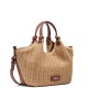 DKNY</br>DKNY PAULA SM R61AOM60-AR9 Γυναικεία Τσάντα Tote Μπεζ/Ταμπά