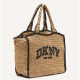DKNY</br>DKNY HADLEE MD R61AYR57-NAX Γυναικεία Τσάντα Tote Μπεζ/Μαύρο