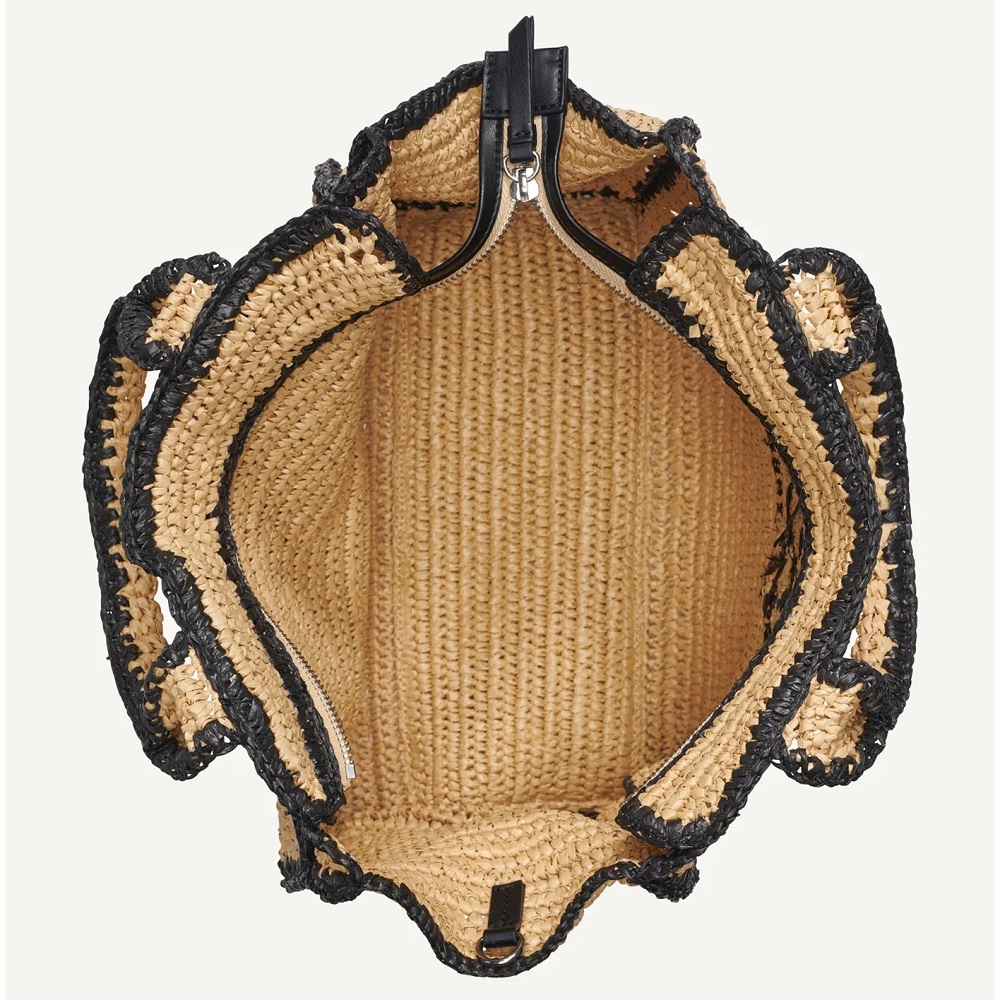 DKNY</br>DKNY HADLEE MD R61AYR57-NAX Γυναικεία Τσάντα Tote Μπεζ/Μαύρο