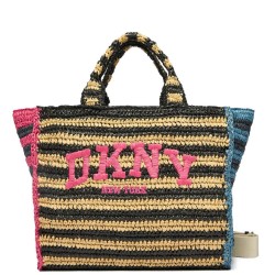 DKNY</br>DKNY HADLEE MD R61AYR57-AO7 Γυναικεία Τσάντα Tote Ροζ/Μπλε