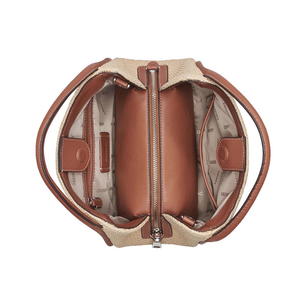 DKNY</br>DKNY CAPRI MD R61CDK69-AR9 Γυναικεία Τσάντα Hobos Μπεζ/Ταμπά DKNY</br>DKNY CAPRI MD R61CDK69-AR9 Γυναικεία Τσάντα Hobos Μπεζ/Ταμπά