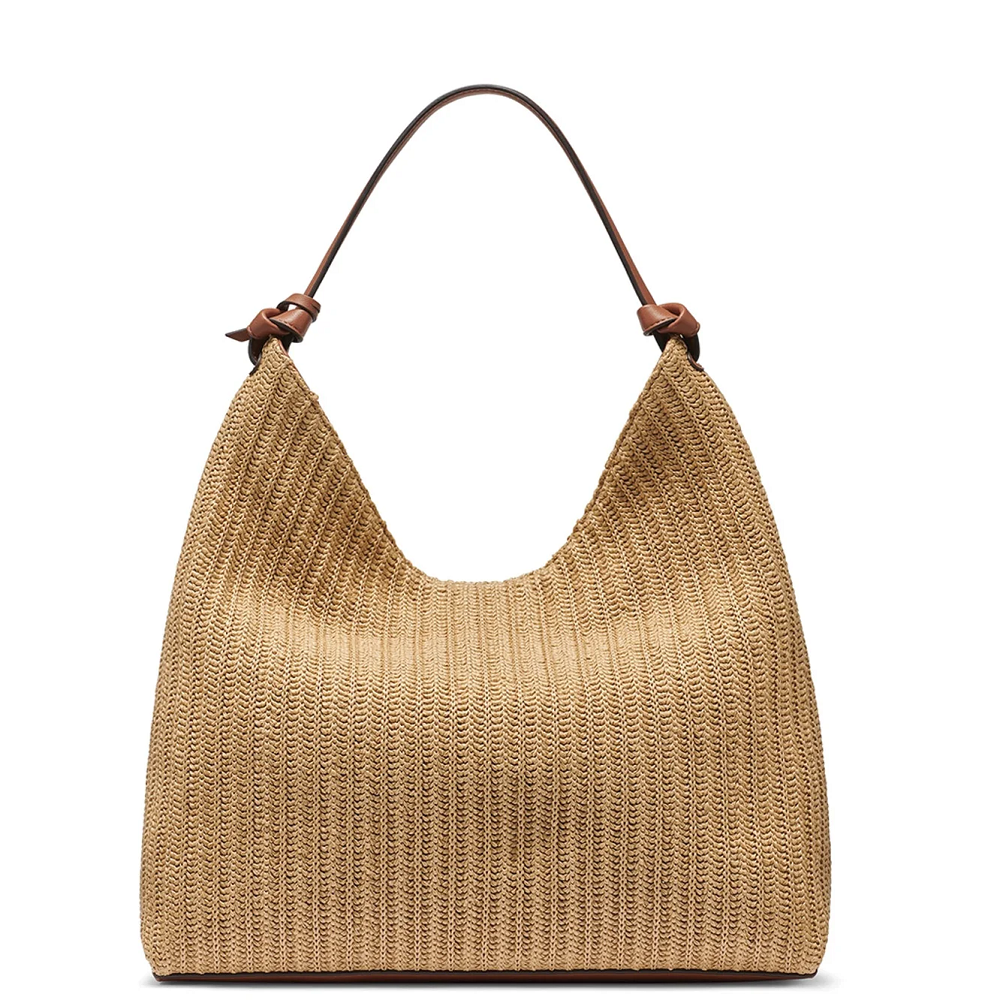 DKNY</br>DKNY PAULA R61COO07-AR9 Γυναικεία Τσάντα Hobo Μπεζ/Ταμπά