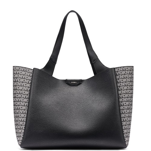 DKNY WILLA R61D5G32-BSV Γυναικεία Τσάντα Tote Μαύρο/Ασημί