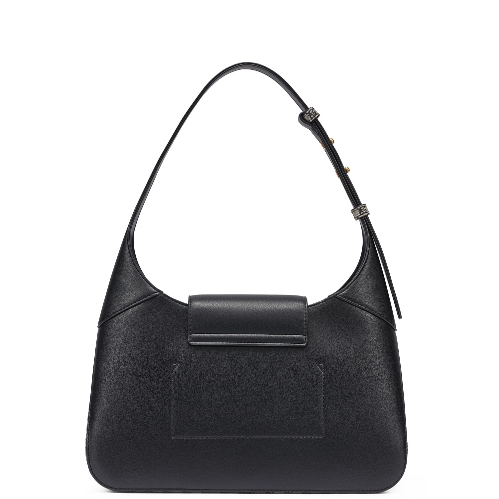 DKNY</br>DKNY AVRIL R6236L20-BGD Γυναικεία Τσάντα Ώμου Μαύρο/Χρυσό DKNY</br>DKNY AVRIL R6236L20-BGD Γυναικεία Τσάντα Ώμου Μαύρο/Χρυσό