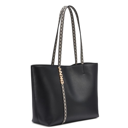 DKNY AVRIL R62A6G54-BGD Γυναικεία Τσάντα Tote Μαύρο/Χρυσό