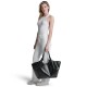 DKNY</br>DKNY PAULA LG R62AXE48-BSV Γυναικεία Τσάντα Tote Μαύρο/Ασημί DKNY</br>DKNY PAULA LG R62AXE48-BSV Γυναικεία Τσάντα Tote Μαύρο/Ασημί