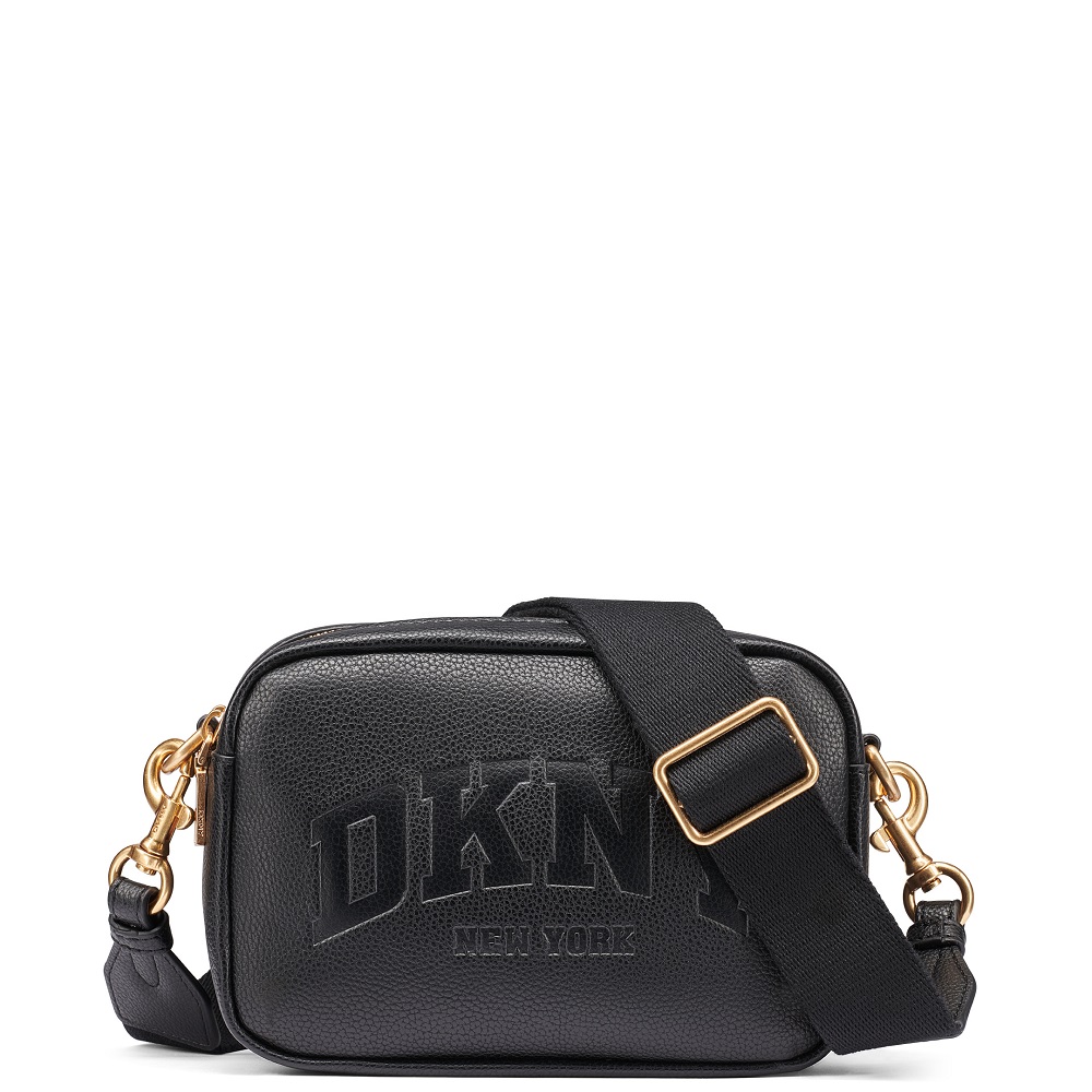 DKNY</br>DKNY HADLEE R62EAQ79-BGD Γυναικεία Camera Bag Μαύρο/Χρυσό DKNY</br>DKNY HADLEE R62EAQ79-BGD Γυναικεία Camera Bag Μαύρο/Χρυσό