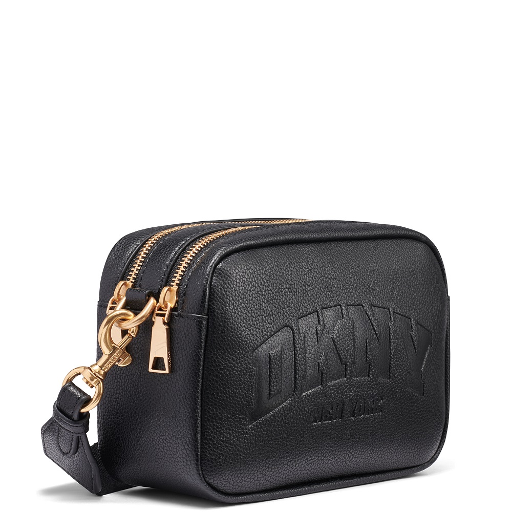 DKNY</br>DKNY HADLEE R62EAQ79-BGD Γυναικεία Camera Bag Μαύρο/Χρυσό DKNY</br>DKNY HADLEE R62EAQ79-BGD Γυναικεία Camera Bag Μαύρο/Χρυσό