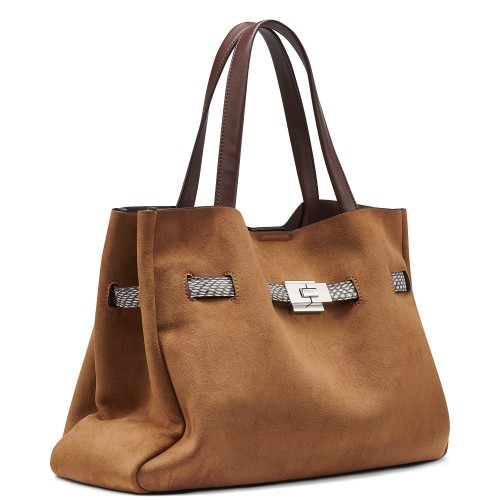 DKNY BRYAR LG R63DMK43-ALM Γυναικεία Τσάντα Χειρός Ταμπά