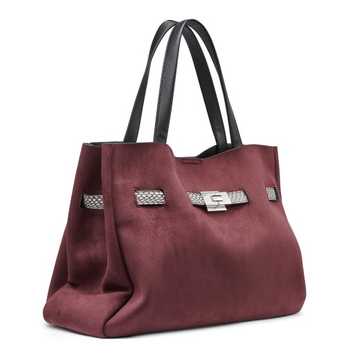 DKNY BRYAR LG R63DMK43-AWN Γυναικεία Τσάντα Χειρός Μπορντό